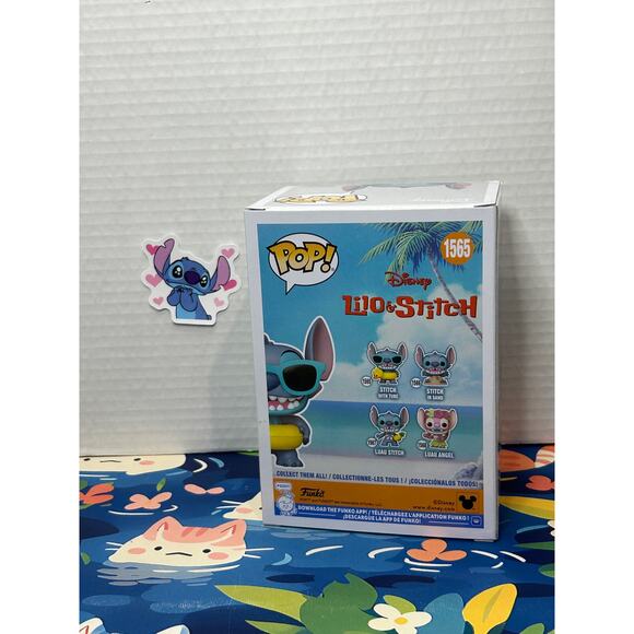 Lilo & Stitch Stitch with Duck Tube Funko Pop! Vinyl #1565 - Picture 6 of 13